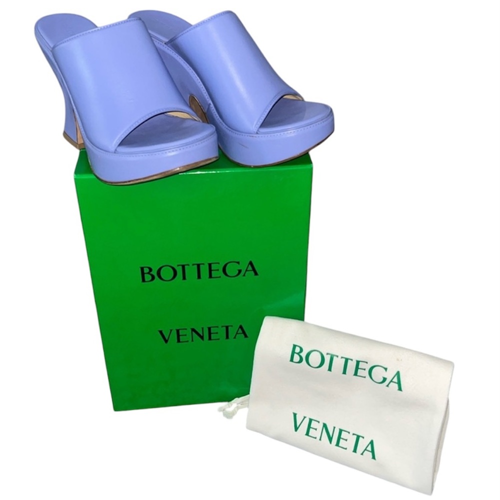 Bottega Veneta Lavender Wedge Heels